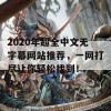 2020年超全中文无字幕网站推荐，一网打尽让你轻松找到！