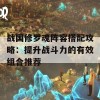 战国修罗魂阵容搭配攻略：提升战斗力的有效组合推荐