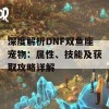 深度解析DNF双鱼座宠物：属性、技能及获取攻略详解