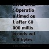 cURL Error: Operation timed out after 60000 milliseconds with 0 bytes received