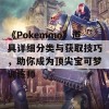 《Pokemmo》道具详细分类与获取技巧，助你成为顶尖宝可梦训练师