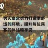 男人皇宫努力打造更舒适的环境，提升每位宾客的体验和享受