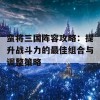 蛮将三国阵容攻略：提升战斗力的最佳组合与调整策略