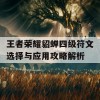 王者荣耀貂蝉四级符文选择与应用攻略解析