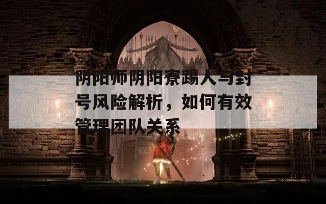 阴阳师阴阳寮踢人与封号风险解析，如何有效管理团队关系