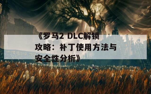 《罗马2 DLC解锁攻略：补丁使用方法与安全性分析》